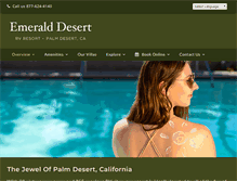 Tablet Screenshot of emeralddesert.com